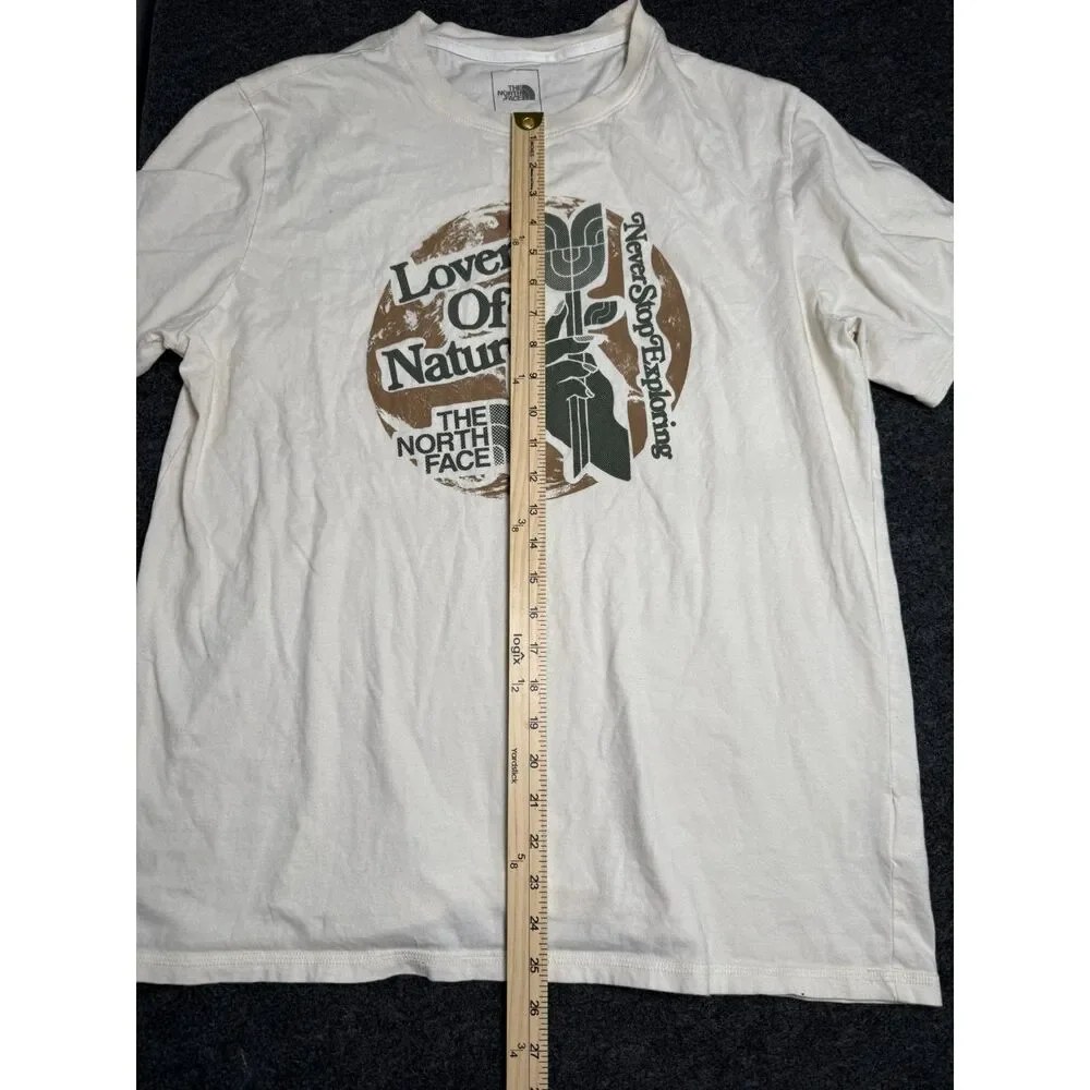 The North Face Tee Men’s White Graphic Logo Crew Neck T-Shirt XL